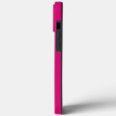 Vaste, diepe roze Case-Mate iPhone case (Achterkant / Links)
