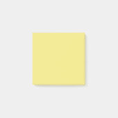 Vaste gele kleur | Hex# F3E779 Post-it® Notes (Voorkant)