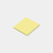 Vaste gele kleur | Hex# F3E779 Post-it® Notes (Schuin)