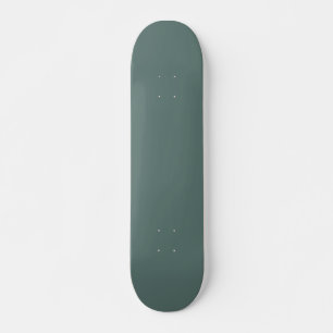 Vaste groene Eucalyptus-kleur Hex# 5B7570 Skateboard