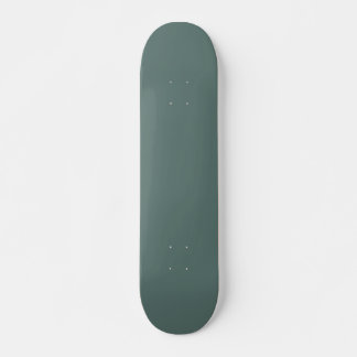 Vaste groene Eucalyptus-kleur | Hex# 5B7570 Skateboard