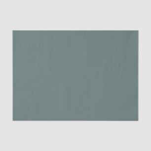 Vaste groene Eucalyptus-kleur Hex# 5B7570 Tissuepapier