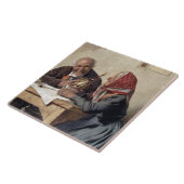 Vaste herinneringen (olie op doek) tegeltje (Zijkant)