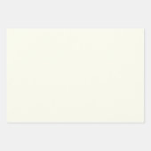 Vaste Ivory kleuren Inpakpapier Vel (Voorkant 2)
