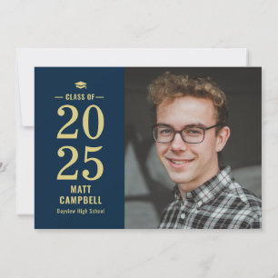 Vaste jaren Uitnodiging voor bewerkbaar Afstuderen