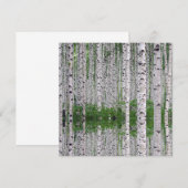 Vaste kaart voor de Natuur van vogelbomen (Voorkant / Achterkant)