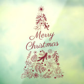 Vaste kerstbrede vensterkoeling raamsticker (Vel 3)