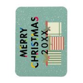 Vaste kerstcadeaudozen Flexible Kitchen Magnet Magneet (Verticaal)