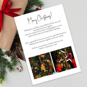 Vaste kerstfeestkaart feestdagenkaart