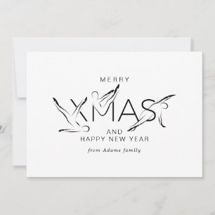 Vaste kerstpiloot-instructeur Gift Labels Bumpe Kaart