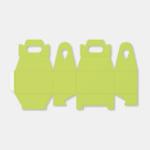 Vaste kleur avocado groen licht bedankdoosjes (Uitgevouwen)