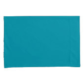 Vaste kleur, blauwgroen kussensloop (Voorkant-Rechts)