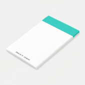 Vaste kleur: Blauwgroen Post-it® Notes (Schuin)