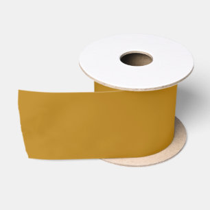 Vaste kleur, donkermosterd, bruingeel lint
