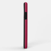 Vaste kleur Franse wijn Case-Mate iPhone Case (Achterkant/rechts)