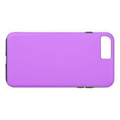 Vaste kleur: Lila Paars Case-Mate iPhone Case (Achterkant (Horizontaal))