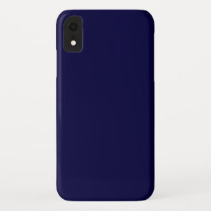 Vaste kleur: Navy Blue iPhone XR Hoesje