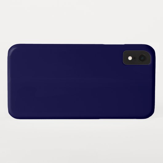 Vaste kleur: Navy Blue Case-Mate iPhone Case (Achterkant (horizontaal))