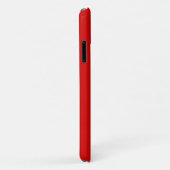 Vaste kleur: rood Case-Mate iPhone case (Achterkant/rechts)