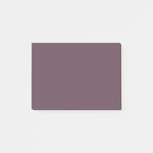 vaste kleur van de aubergine post-it® notes (Voorkant)