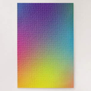 Vaste kleuren Jigzaag Puzzle Legpuzzel