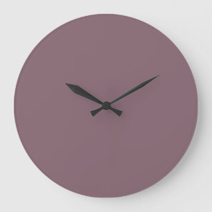 Vaste kleurenwandklok - Paarse grafiek Grote Klok
