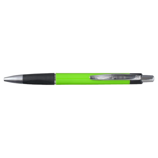 vaste neongroen - uw monogrammen   pen (Achterkant)