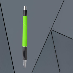 vaste neongroen - uw monogrammen pen