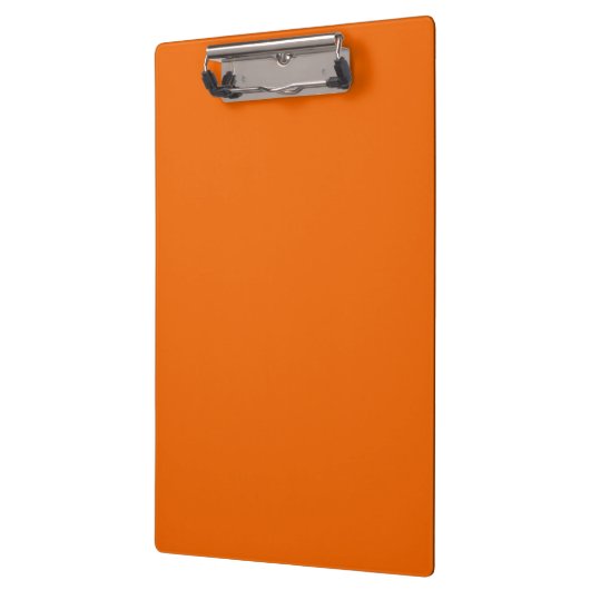 Vaste Oranje kleur | Hex# F06400 Klembord (Links)