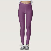 Vaste platte kleur van Byzantium Leggings (Voorkant)