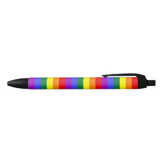Vaste regenboogstrip H Zwarte Inkt Pen
