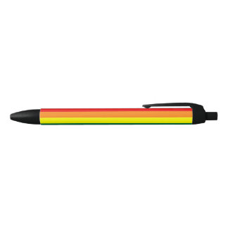 Vaste regenboogstrip V Zwarte Inkt Pen