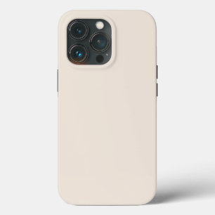 Vaste roombeige ivoor iPhone 13 pro hoesje
