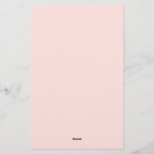 Vaste Roos met grijze kleur Briefpapier (Achterkant)