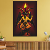 VASTE toile Satanique de 40"x60" sur 2,5" d'épaiss (Insitu(Salon))