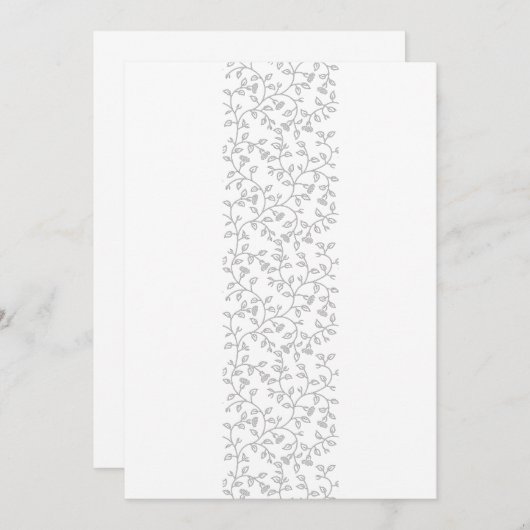 Vaste uitnodiging (Voorkant / Achterkant)