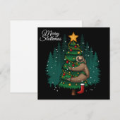 Vaste vakantiekaart feestdagenkaart (Voorkant / Achterkant)