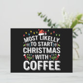 Vaste vakantiekaart feestdagenkaart (Staand voorkant)