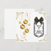 Vaste vakantiekaart feestdagenkaart (Voorkant / Achterkant)