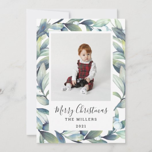 Vaste vakantiekaart feestdagenkaart (Voorkant)