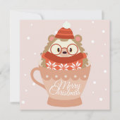 Vaste vakantiekaart feestdagenkaart (Voorkant)