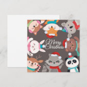 Vaste vakantiekaart feestdagenkaart (Voorkant / Achterkant)