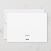 Vaste vakantiekaart feestdagenkaart (Achterkant)