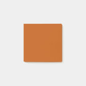 Vaste, verbrande Oranje kleur | Hex# BE4D00 Post-it® Notes (Voorkant)