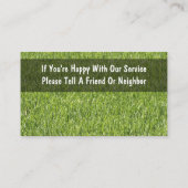 Vaste Visitekaartjes voor landschapsontwerp (Achterkant)