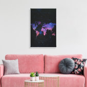vasteland canvas afdruk (Insitu (Woonkamer))