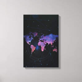 vasteland canvas afdruk
