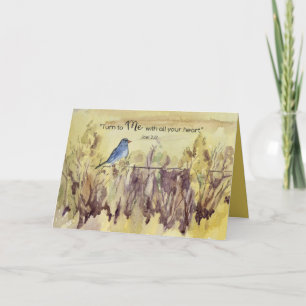 Vastenperiode Joël Schriftuur Blauwe Vogel Woestij Kaart