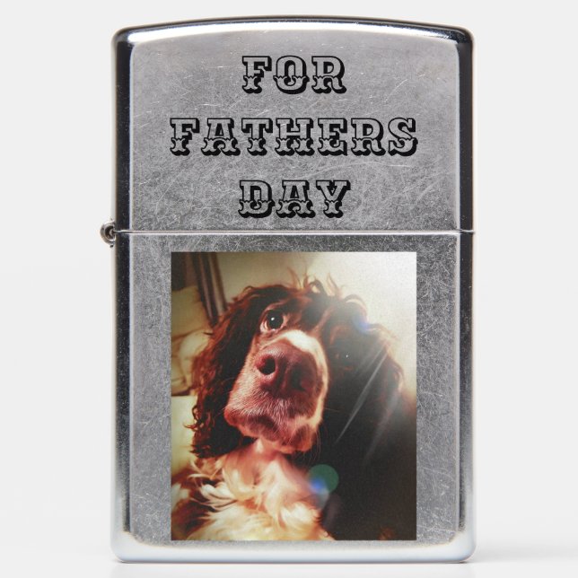 Vasterdag cadeau Zippo lichter (Voorkant)