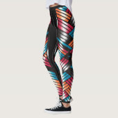 Vastgebonden in kleur Leggings (Links)